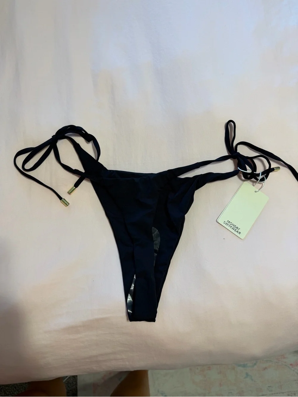 Monday Swimwear Black Palma Thong